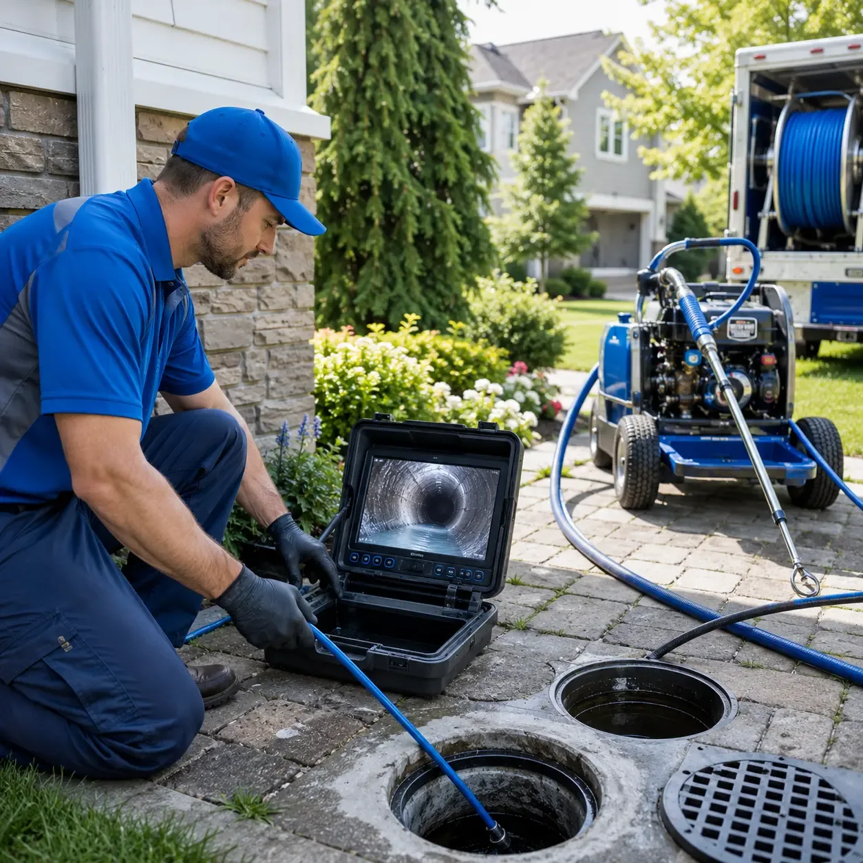 Outdoor drain cleaning professionals serving London, OH