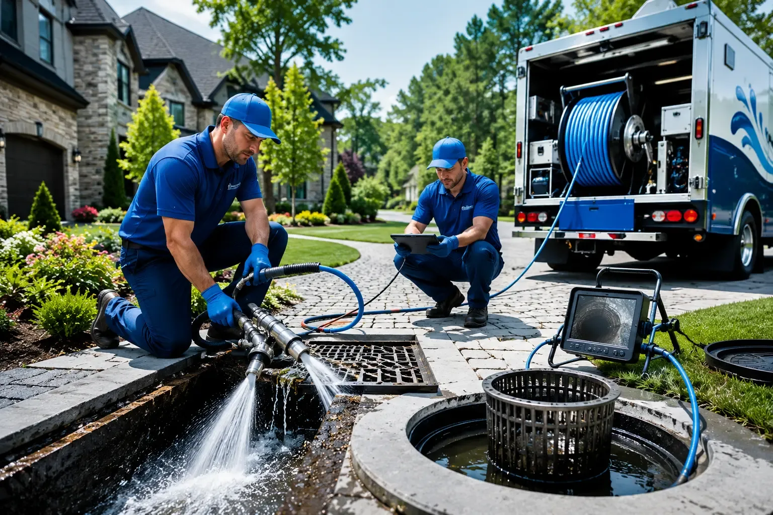 Local outdoor drain cleaning professionals in London, OH